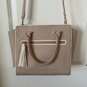 Kate spade bag leather blush pink tan